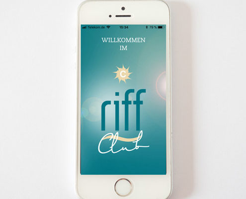 riff-Strandbar app, Titelbild